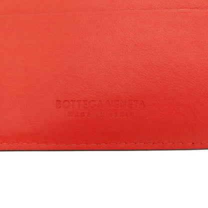 Bottega Veneta Bifold Wallet Intrecciato Calf Brown and Orange Brown 619390vcpq7