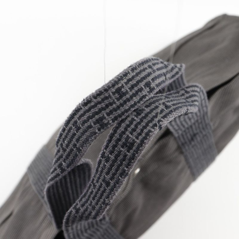 Hermes Yale Line GM Nylon Canvas Gray Unisex Tote Bag