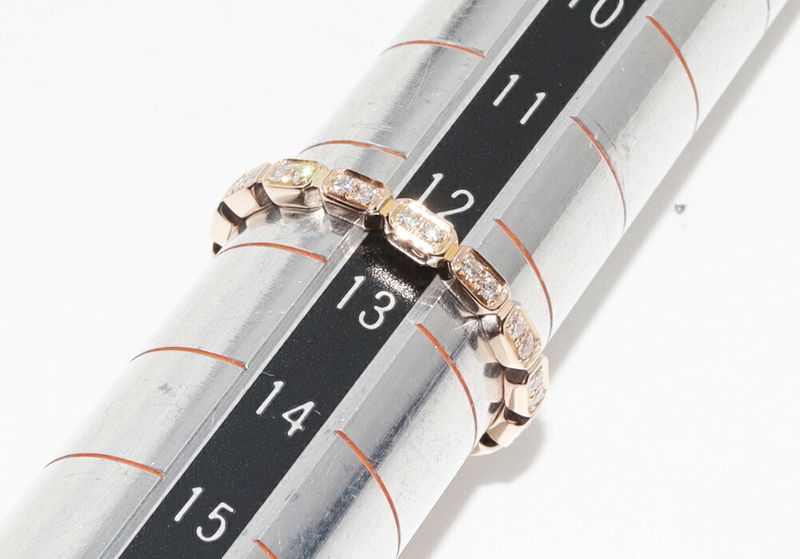 Chanel Ring 18K Pink Gold Diamond 30P Premiere Promes Ring Full Diamond J4134