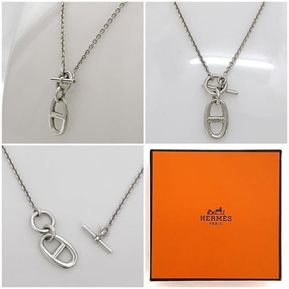 Hermes Necklace Chaine D'ancre Amulet Silver