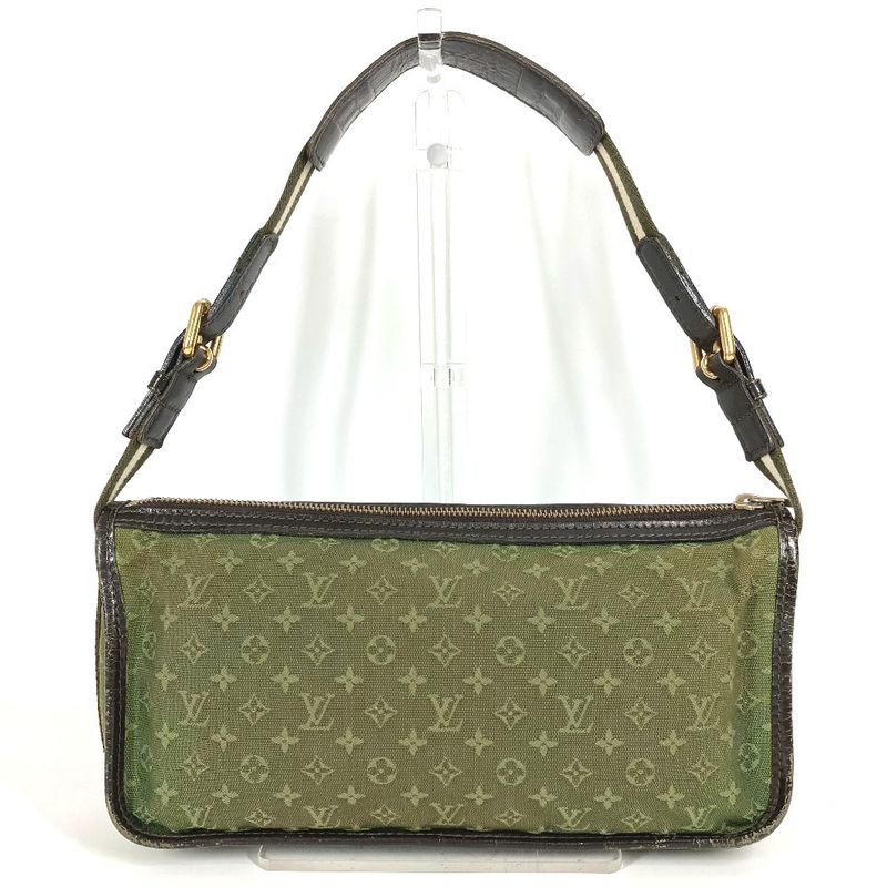 Louis Vuitton Shoulder Bag Catrine M92332 Monogram Mini Canvas Khaki