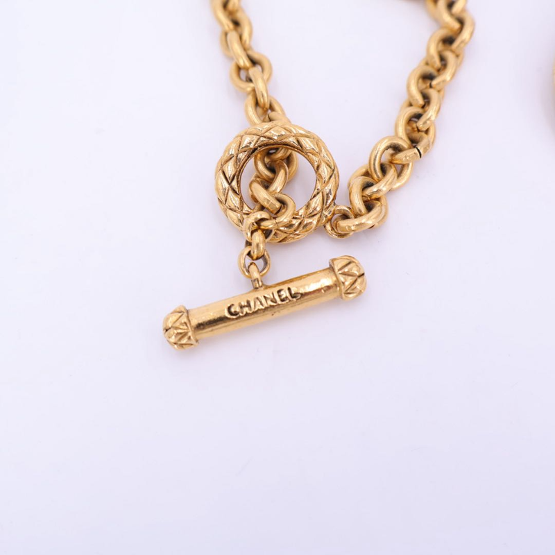 Chanel Coco Mark 94A Necklace GP Gold