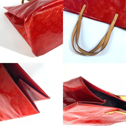 Louis Vuitton Shoulder Bag Reed GM M91084 Monogram Vernis Canvas Rouge Red