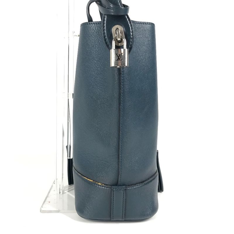 Louis Vuitton Shoulder Bag Nn14gm Cuir Nuance M94588 Leather Blue