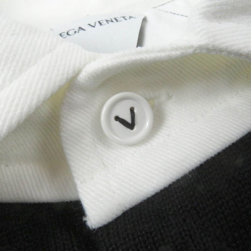 Bottega Veneta 2020 648838 Cotton Intrecciato V Design Stitching