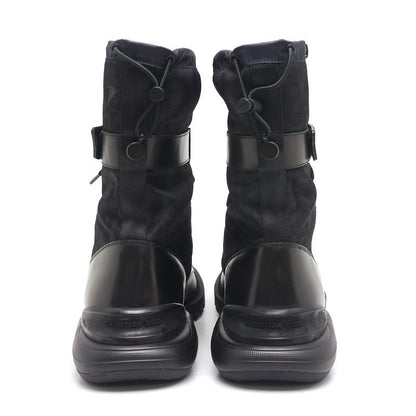 Dior Combat High Top Boots 42 Oblique Black