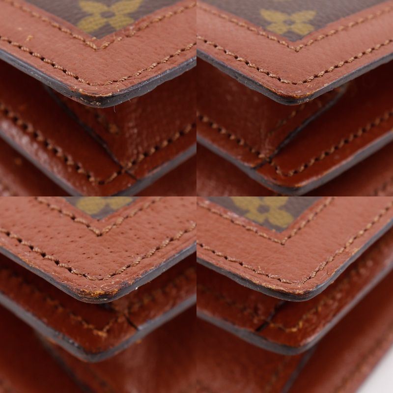 Louis Vuitton Sac Dauphine Vintage M51410 Monogram Canvas Brown Ladies Shoulder