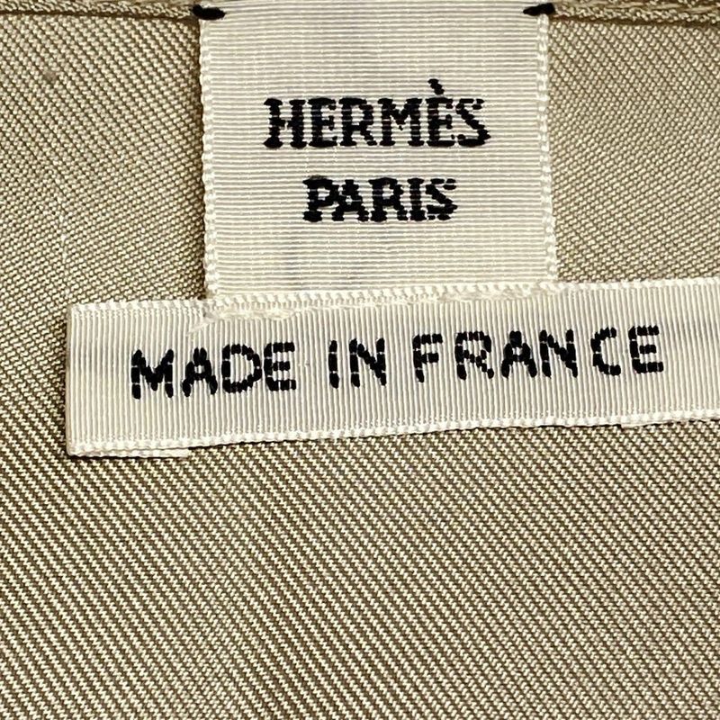 Hermes Dress Size 34 S Women - Grey Beige X Dark Navy X Multi Short Sleeves/knee