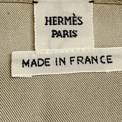 Hermes Dress Size 34 S Women - Grey Beige X Dark Navy X Multi Short Sleeves/knee