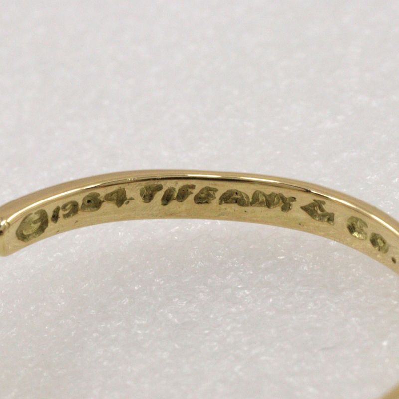 Tiffany & Co 18K Yellow Gold No 9 Ladies 1.6g Ring