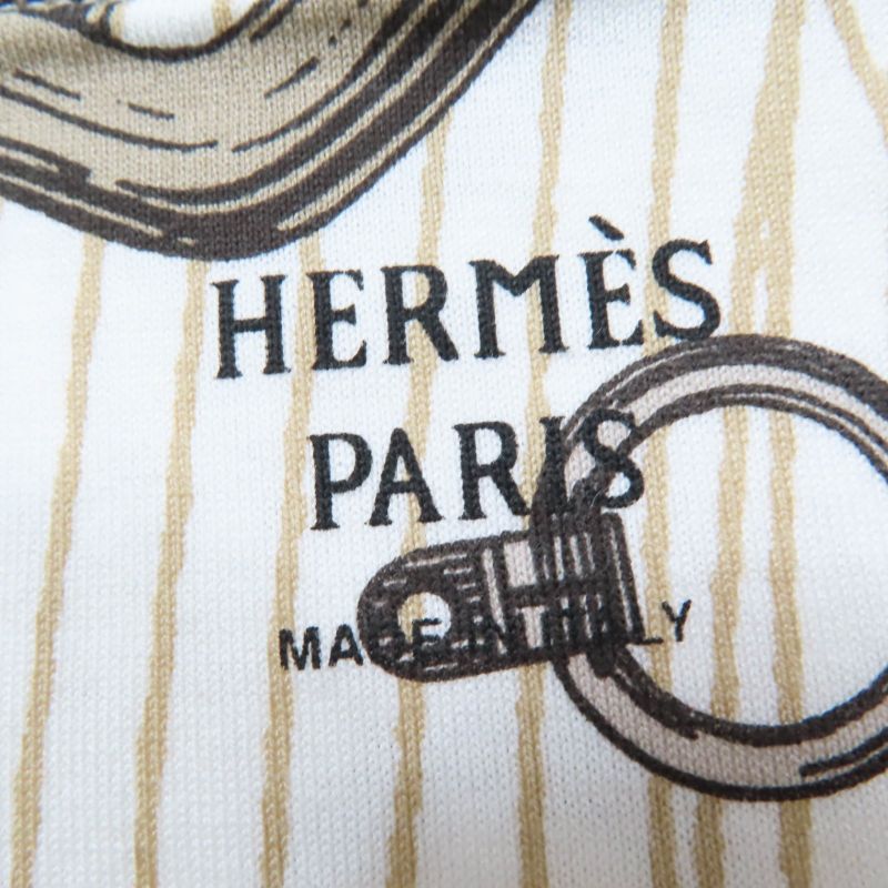 Hermes 24SS 4h4648dh Kaleidoscope Effect 100% Cotton Short Sleeve T-shirt