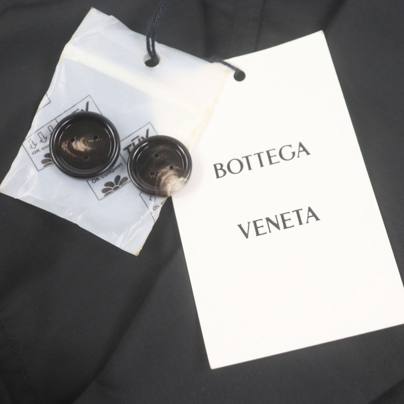  Bottega Veneta 2023 735805 Long Trench Coat With Drawcord