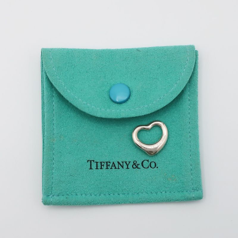 Tiffany & Co Charm Top Open Heart Sv925 Silver - Approx 1.8g Accessori