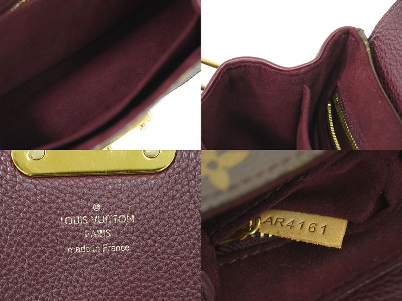 Authentic Louis Vuitton LV Eden PM Monogram 2WAY Shoulder Bag Handbag Brown