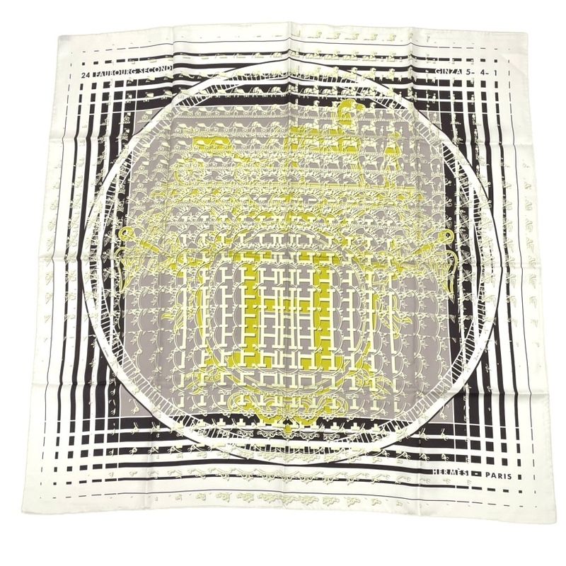 Hermes Scarf Carre 90 24 Faubourg Seconde Ginza5-4-1 2011 Ginza 10th Anniversary