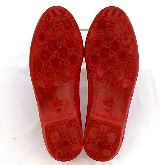 Gucci Shoes Red Orange Cima
