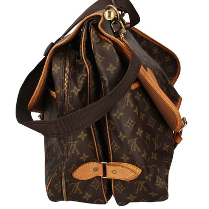 Louis Vuitton Sac Chasse M41140 Monogram Women's Shoulder Bag Brown Excellent