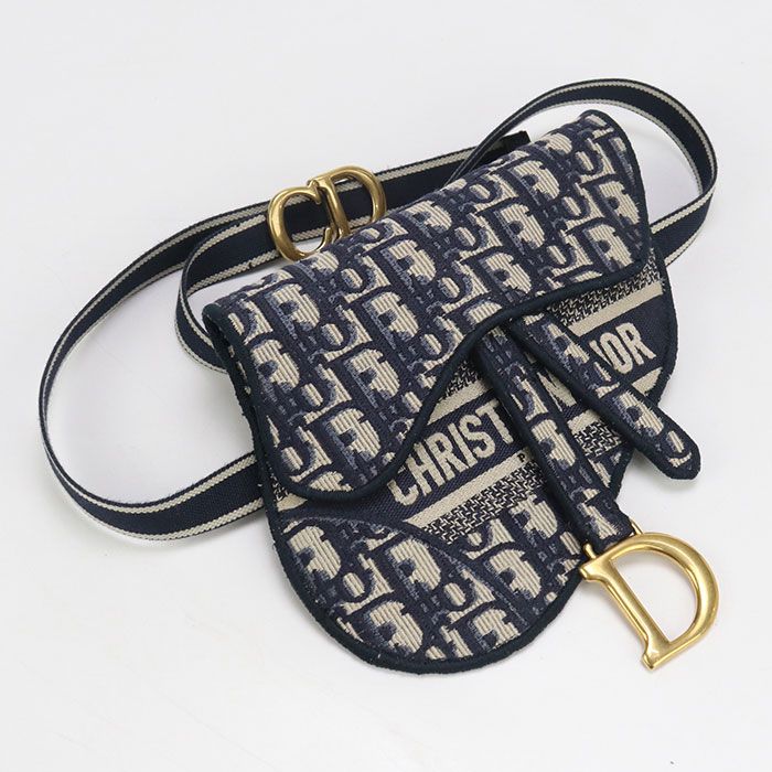 DIOR Belt Bag Saddle Body Bag Jacquard Women's