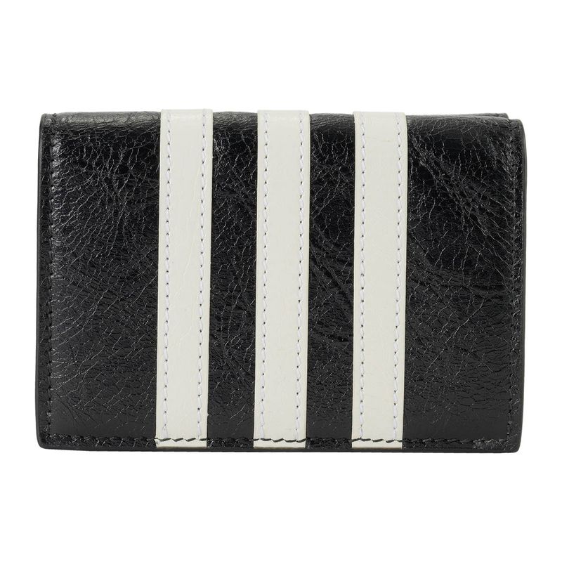 Balenciaga Trifold Wallet Balenciaga X Adidas Black