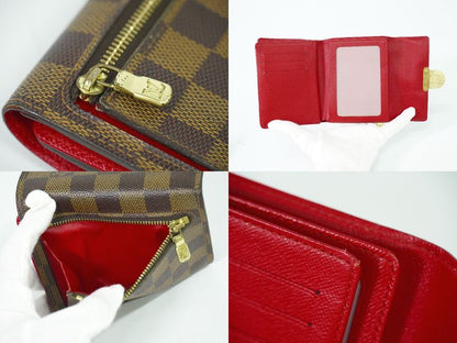 Authentic Louis Vuitton LV Portefeuille Koala Damier Ebène Fold Wallet Brown