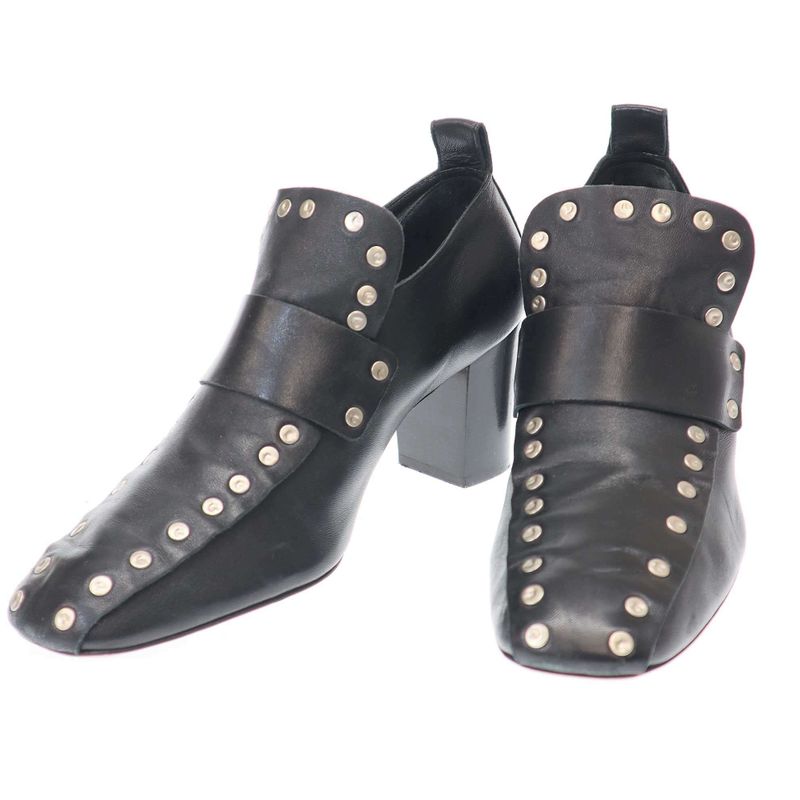 Celine by Phoebe Philo Studded Short Boots Black 37