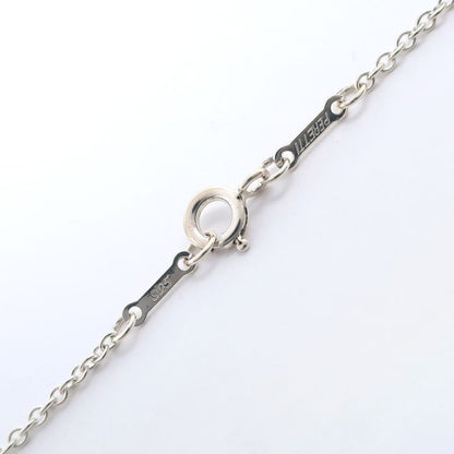 Tiffany & Co Open Heart Medium Elsa Peretti 925 Silver Ladies 9.8g Necklace