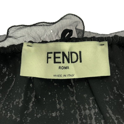 Fendi Sequined Skirt Black