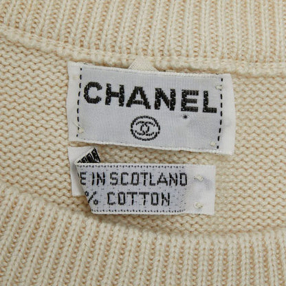 Chanel Dress Long Sleeves Size: 2 Black White Cotton Women's Chanel