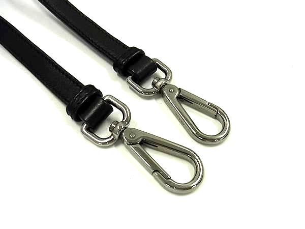 Prada Leather Crossbody Shoulder Strap For Bag Shoulder Crossbody Black And