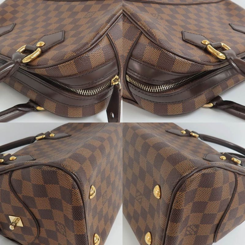 Louis Vuitton Duomo N60008 Damier Ebene Tote Bag Handbag Dome Shape