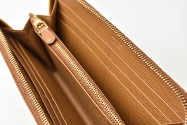 Prada Wallet Prada Long Wallet 1m0506 Saffiano Metal Shape Pressed Leather