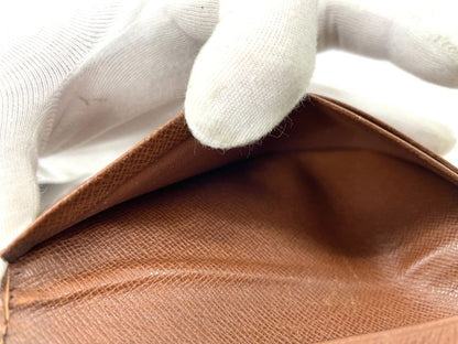 Louis Vuitton Monogram Porte Monet Vieux Trésor Fold Wallet L-shape Zipper