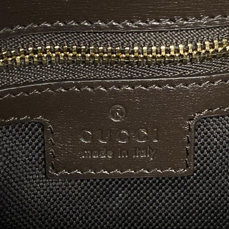 Gucci Shoulder Bag GG Pattern Sherry (web) 786027 Dark Brown Beige And Multi