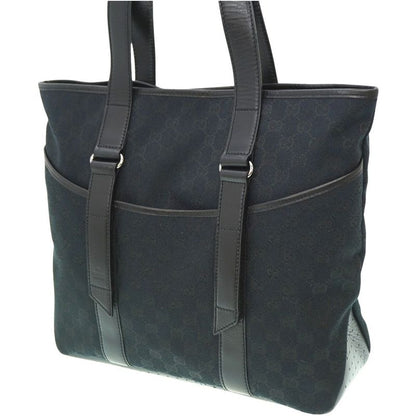 Gucci GG Canvas Tote Bag 145971 Black 0018gucci