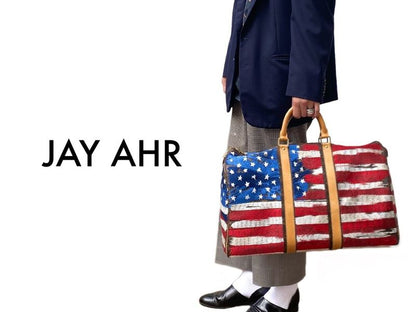 Louis Vuitton JAY AHR FLAG USA Paint Brushed Model Keepall : X0358