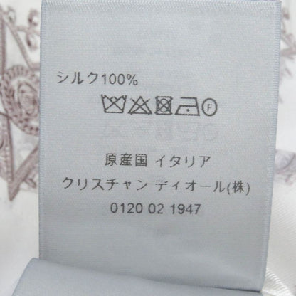 DIOR Homme 243c556a5649 100% Silk CD Etoile Total Short Sleeve Shirt White 39