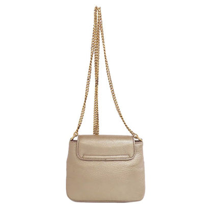 Gucci 251821 Chain Shoulder Bag Leather Women