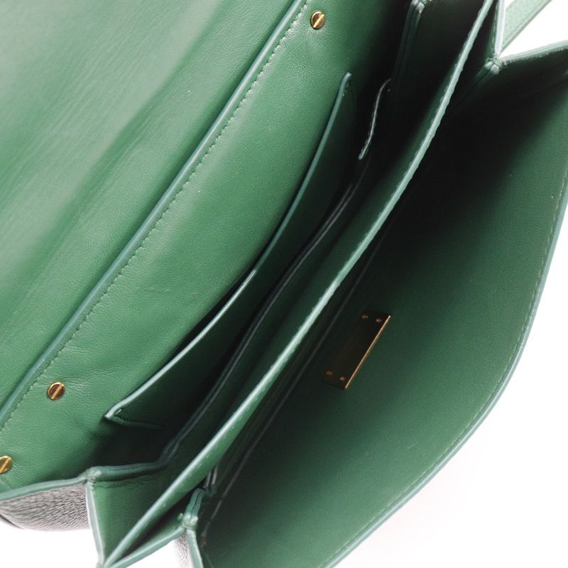 Bottega Veneta Bottega Veneta Mount Envelope 2WAY Chain Shoulder Leather Green