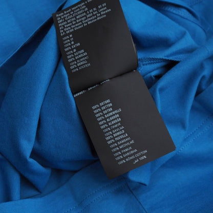 Prada Short Sleeve T-shirt Size M Triangle Patch Crew Neck Chest Pocket