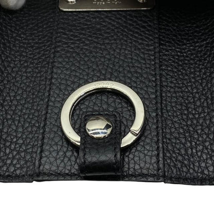 Gucci 473924 6-ring Key Case Key Hook Key Ring Small Leather Black