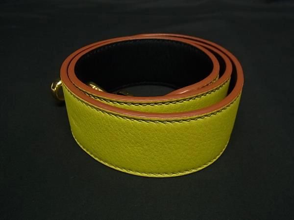 BAG Shoulder Strap For Fendi Leather Bags Yellow Ladies Fs4732