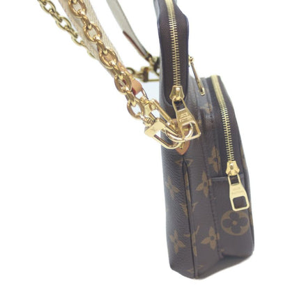 Louis Vuitton M80746 Monogram Utility Crossbody Body Bag Brown Ladies Men Unisex