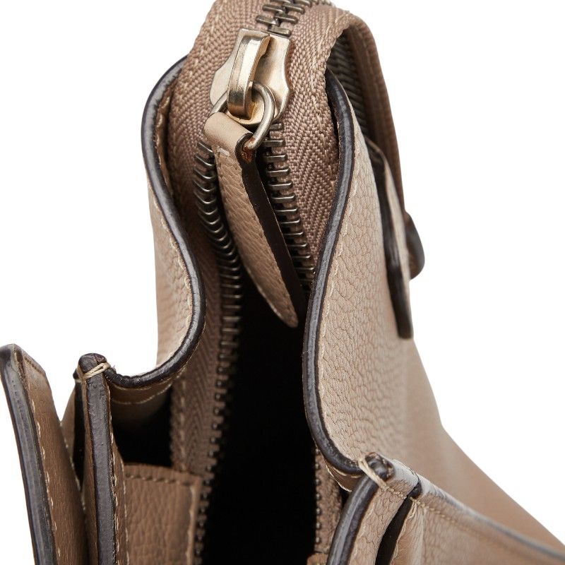 Celine Luggage Micro Shopper Beige Leather Women's Celine