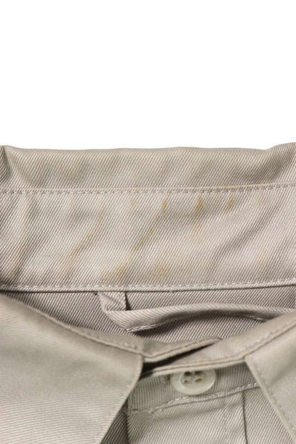 Balenciaga 571133 Tep11 BB Logo Embroidered Cotton Shirt Blouson Men 39