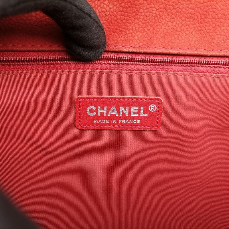 Chanel Boy Chanel Red Leather A67087 18660418