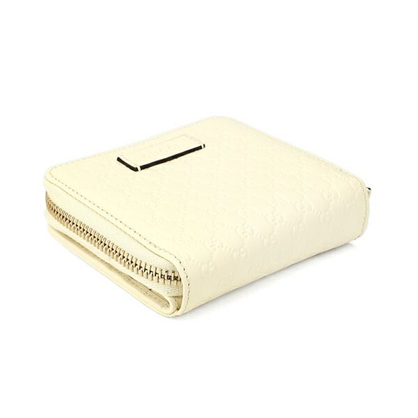 Gucci Bifold Wallet [outlet] Micro Gucci Striped Ivory