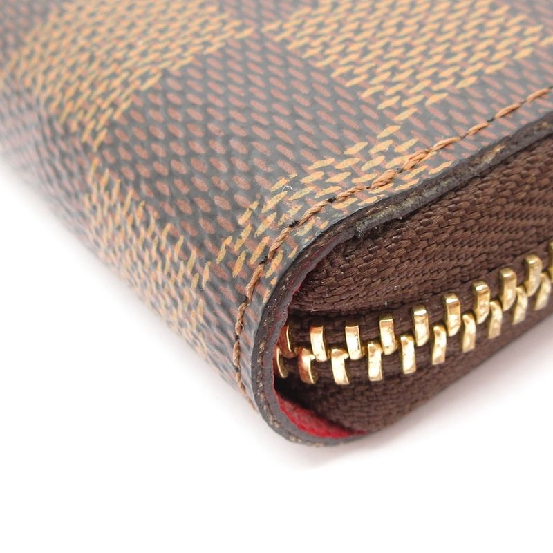 Louis Vuitton Damier Portefeuille Cles Mance N60534 Slize Long Wallet