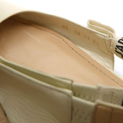 Christian Dior Ballet Flat Shoes S Ring Back Ribbon J'a Sandals Patent 34