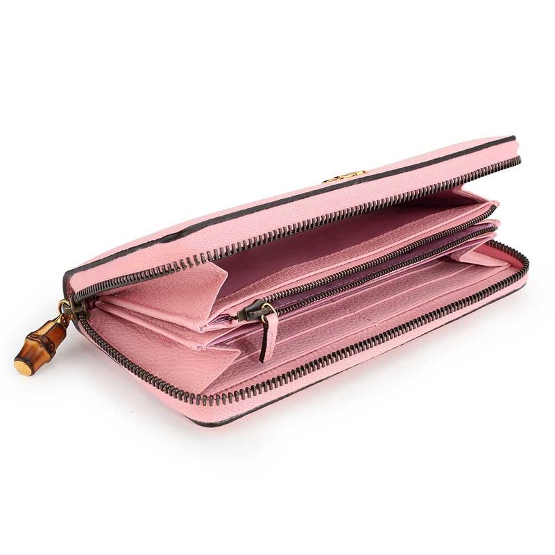 Gucci Long Wallet GG Marmont Pink