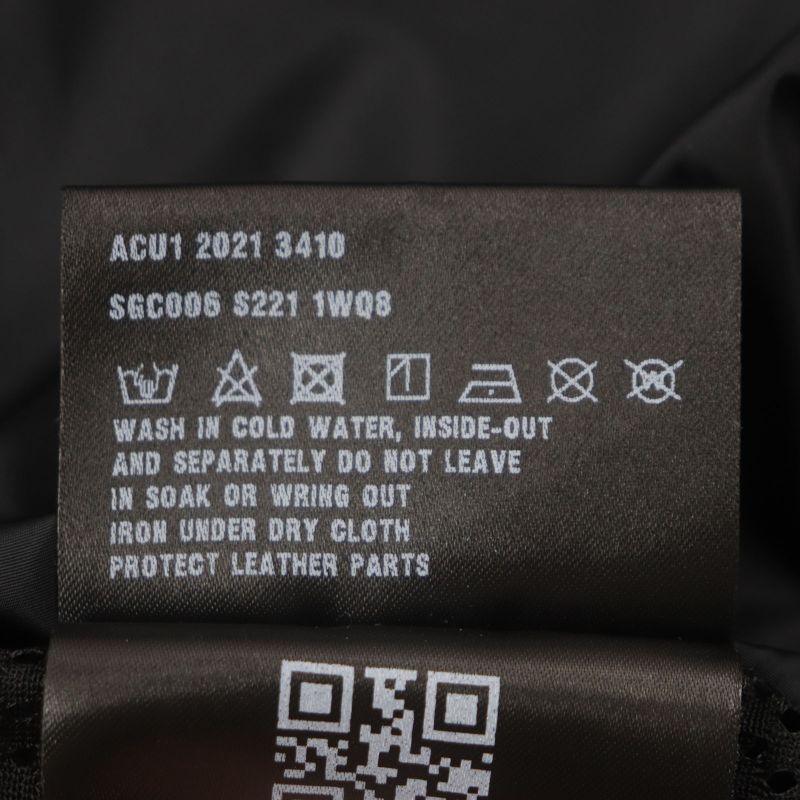 Prada 22SS Sgc006 Re-nylon Triangle Logo Triangle Plate Zip Up Bomber Jacket